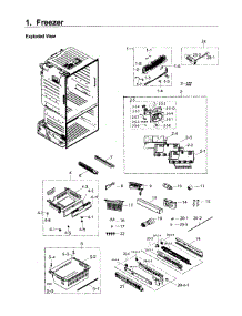 Freezer parts for Samsung Refrigerator RF26J7500SR/AA-00 from AppliancePartsPros.com