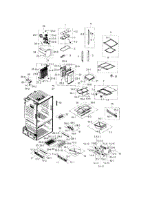 Fridge parts for Samsung Refrigerator RF28HFEDTWW/AA-01 from AppliancePartsPros.com