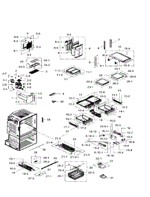 Fridge parts for Samsung Refrigerator RF28HMEDBWW/AA-06 from AppliancePartsPros.com