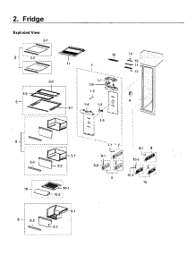 Fridge parts for Samsung Refrigerator RH22H9010SR/AA-04 from AppliancePartsPros.com