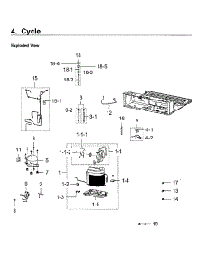 Cycle parts for Samsung Refrigerator RF28K9580SR/AA-02 from AppliancePartsPros.com
