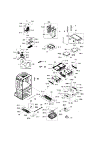 Refrigerator parts for Samsung Refrigerator RF28HMELBSR/AA-00 from AppliancePartsPros.com
