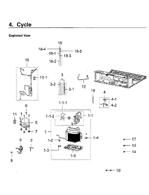 Cycle parts for Samsung Refrigerator RF28K9580SG/AA-02 from AppliancePartsPros.com