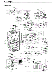 Fridge parts for Samsung Refrigerator RF28K9580SG/AA-01 from AppliancePartsPros.com