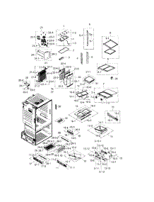 Fridge parts for Samsung Refrigerator RF28HFEDBSR/AA-03 from AppliancePartsPros.com