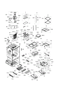 Fridge parts for Samsung Refrigerator RF28HFEDBSR/AA-08 from AppliancePartsPros.com