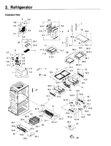 Refrigerator parts for Samsung Refrigerator RF28JBEDBSR/AA-06 from AppliancePartsPros.com