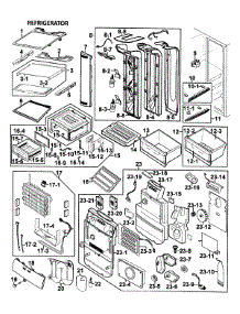 Refrigerator parts for Samsung Refrigerator RS277ACRS/XAA-00 from AppliancePartsPros.com