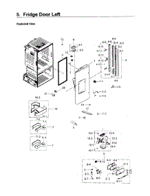 Fridge Door L parts for Samsung Refrigerator RF26J7500WW/AA-01 from AppliancePartsPros.com