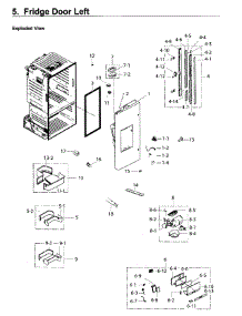 Fridge Door L parts for Samsung Refrigerator RF26J7500SR/AA-03 from AppliancePartsPros.com