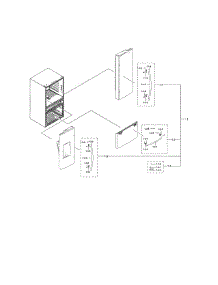 Handle Kit Assembly parts for Samsung Refrigerator RF28HMEDBSG/AA-02 from AppliancePartsPros.com