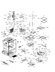 Fridge parts for Samsung Refrigerator RF28HFEDTBC/AA-07 from AppliancePartsPros.com