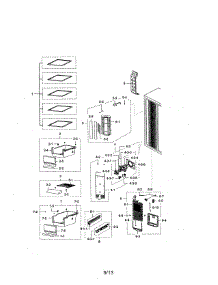 Freezer Section parts for Samsung Refrigerator RSG307AARS/XAA-00 from AppliancePartsPros.com