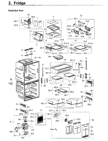 Fridge parts for Samsung Refrigerator RF28K9580SR/AA-01 from AppliancePartsPros.com
