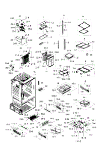 Fridge parts for Samsung Refrigerator RF28HDEDPBC/AA-00 from AppliancePartsPros.com