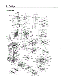 Fridge parts for Samsung Refrigerator RF28HFEDBWW/AA-11 from AppliancePartsPros.com
