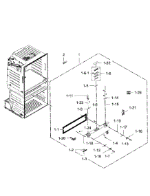 Flexzone Door parts for Samsung Refrigerator RF28HMEDBSR/AA-10 from AppliancePartsPros.com