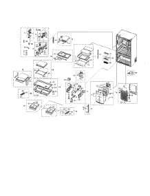 Fridge parts for Samsung Refrigerator RF28NHEDBSR/AA-00 from AppliancePartsPros.com