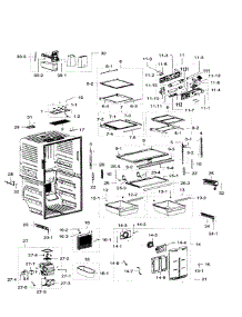 Fridge parts for Samsung Refrigerator RF32FMQDBSR/AA-09 from AppliancePartsPros.com