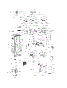 Fridge parts for Samsung Refrigerator RF22K9581SR/AA-00 from AppliancePartsPros.com