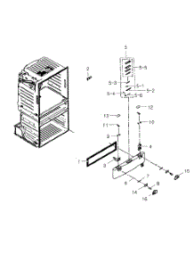 Flexzone parts for Samsung Refrigerator RF25HMEDBWW/AA-03 from AppliancePartsPros.com