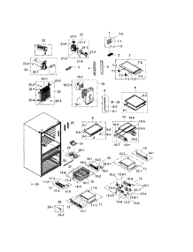 Refrigerator parts for Samsung Refrigerator RF30HBEDBSR/AA-03 from AppliancePartsPros.com