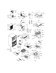 Fridge parts for Samsung Refrigerator RF24FSEDBSR/AA-06 from AppliancePartsPros.com