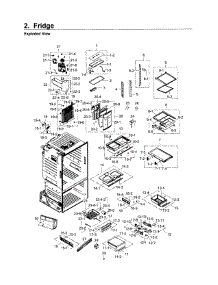 Fridge parts for Samsung Refrigerator RF263BEAEWW/AA-00 from AppliancePartsPros.com