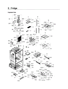 Fridge parts for Samsung Refrigerator RF23HCEDBSR/AA-09 from AppliancePartsPros.com