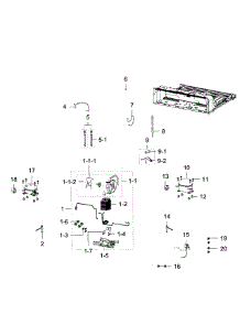 Cycle parts for Samsung Refrigerator RF23J9011SR/AA-03 from AppliancePartsPros.com