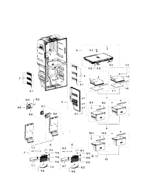 Freezer parts for Samsung Refrigerator RF23J9011SR/AA-03 from AppliancePartsPros.com