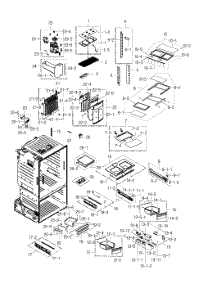 Fridge Assy parts for Samsung Refrigerator RF23HCEDBSR/AA-00 from AppliancePartsPros.com