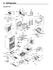 Fridge parts for Samsung Refrigerator RF23M8570SR/AA-00 from AppliancePartsPros.com