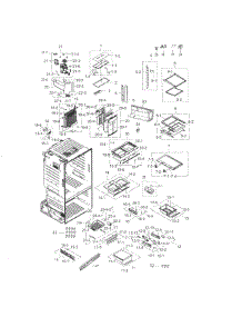 Fridge parts for Samsung Refrigerator RF263BEAESP/AA-02 from AppliancePartsPros.com