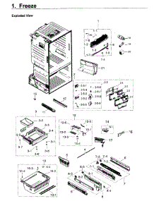 Freezer parts for Samsung Refrigerator RF263TEAEWW/AA-03 from AppliancePartsPros.com