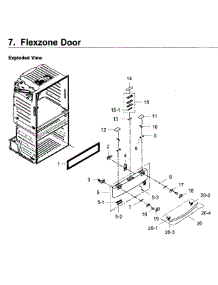 Flexzone parts for Samsung Refrigerator RF4267HARS/XAA-05 from AppliancePartsPros.com