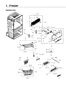 Freezer parts for Samsung Refrigerator RF4267HARS/XAA-05 from AppliancePartsPros.com