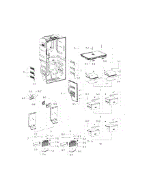Freezer parts for Samsung Refrigerator RF23J9011SG/AA-04 from AppliancePartsPros.com