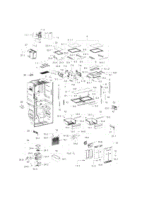 Fridge parts for Samsung Refrigerator RF23J9011SG/AA-04 from AppliancePartsPros.com