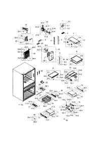 Refrigerator parts for Samsung Refrigerator RF31FMESBSR/AA-05 from AppliancePartsPros.com