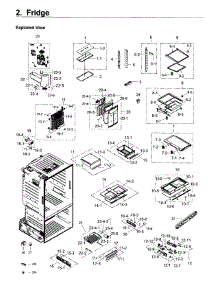 Fridge parts for Samsung Refrigerator RF263BEAESP/AA-04 from AppliancePartsPros.com