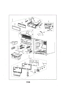 Freezer parts for Samsung Refrigerator RF20HFENBSG/US-00 from AppliancePartsPros.com