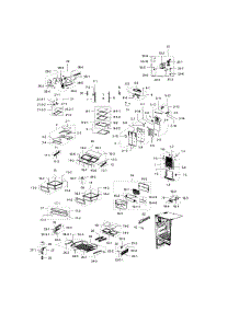 Refrigerator parts for Samsung Refrigerator RF267ACWP/XAA-00 from AppliancePartsPros.com