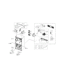 Cabinet 2 parts for Samsung Refrigerator RF22N9781SR/AA-00 from AppliancePartsPros.com
