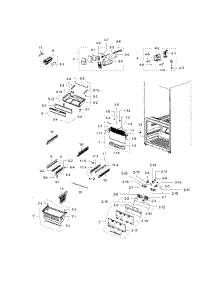 Freezer parts for Samsung Refrigerator RFG237AARS/XAA-02 from AppliancePartsPros.com