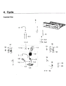 Cycle parts for Samsung Refrigerator RF23J9011SR/AA-08 from AppliancePartsPros.com