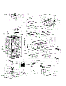 Fridge parts for Samsung Refrigerator RF32FMQDBSR/AA-08 from AppliancePartsPros.com