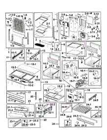 Refrigerator parts for Samsung Refrigerator RFG293HARS/XAA-00 from AppliancePartsPros.com