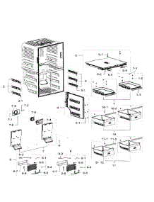 Freezer parts for Samsung Refrigerator RF32FMQDBSR/AA-06 from AppliancePartsPros.com