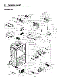 Refrigerator parts for Samsung Refrigerator RF4267HARS/XAA-02 from AppliancePartsPros.com